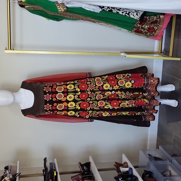 Chiffon Pakistani Embroidered Gorgette Traditional Beautiful Stunning Size 8 - Picture 4 of 13